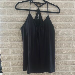 Black Halter racerback style Top